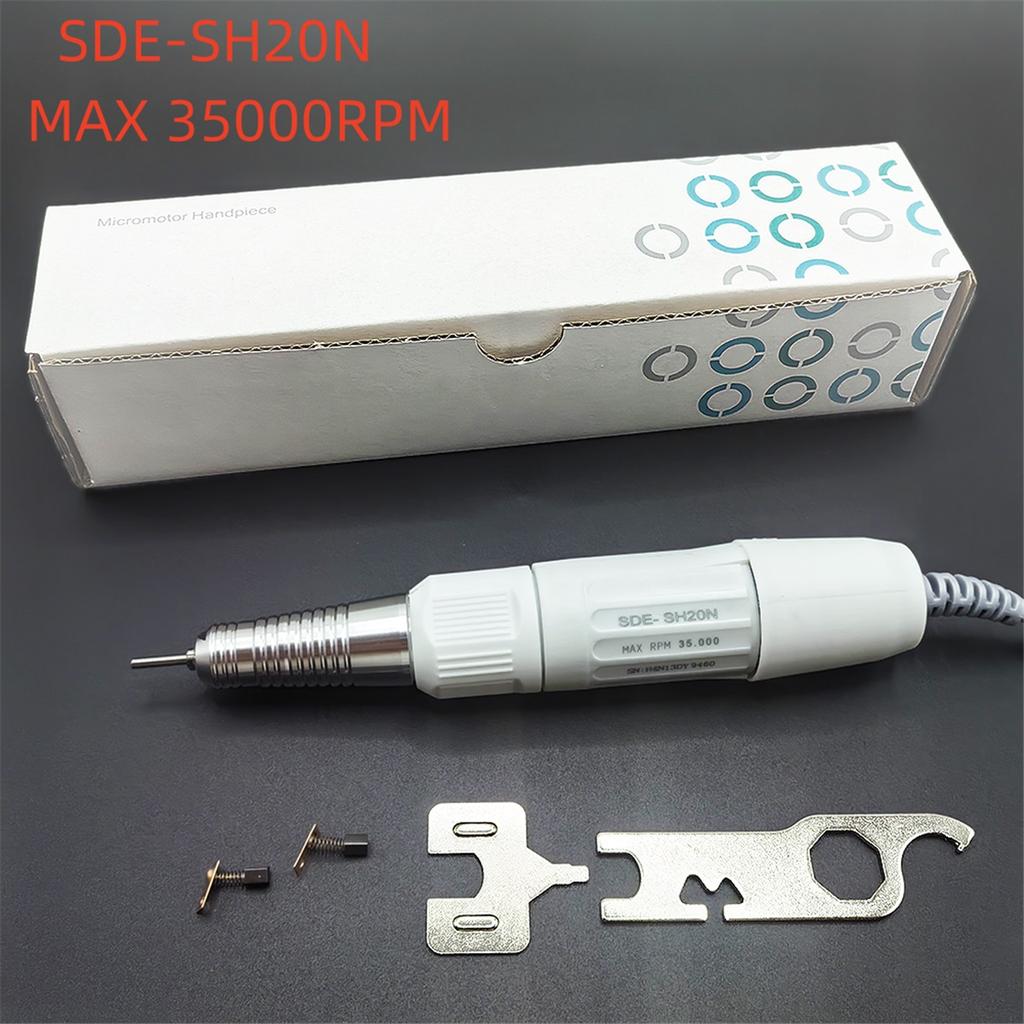 Electric Nail Drill Pen 35K SDE SH20N Handpiece Manicure Milling for Strong 210 207b Marathon Nail Polishing Machine Handle Tool