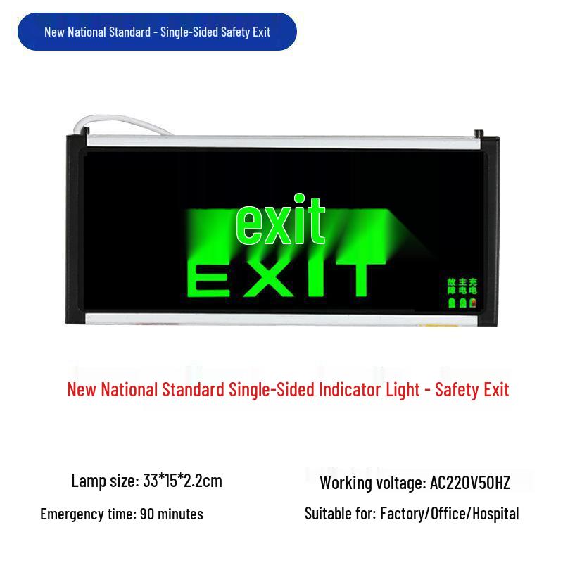 Two-in-One LED Emergency Fire Exit Light