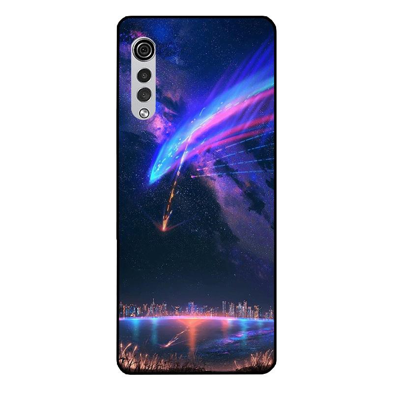 Para Capa LG Velvet Mármore Silicone Macio Capa Traseira para Celular LG Velvet 5G UW Para Capas LG Velvet 2 Pro / Velvet2 Pro Coque