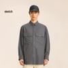 CROQUIS Men's Loose Long Sleeve Casual Shirt
