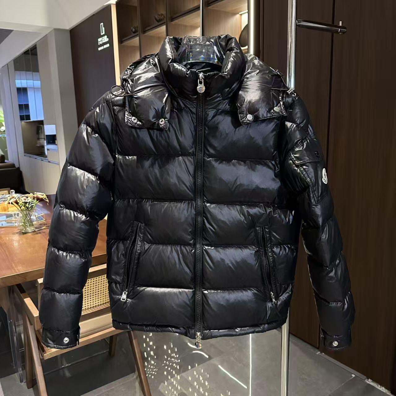 

2025 New Men s Warm Hooded Winter Down Cotton Jacket - Corrected Version M чорний