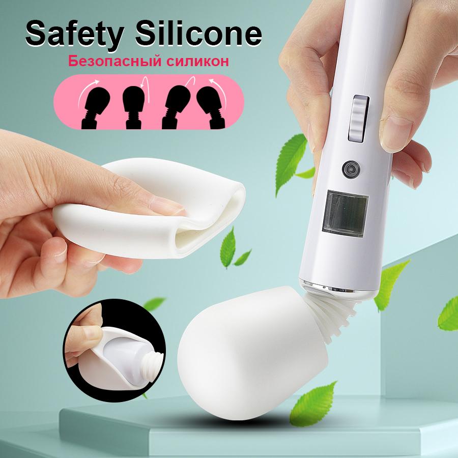 Powerful Magic Wand Vibrators for women Clitoris Stimulator AV Stick G Spot Massagers Female Masturbator Sex Toys for Woman