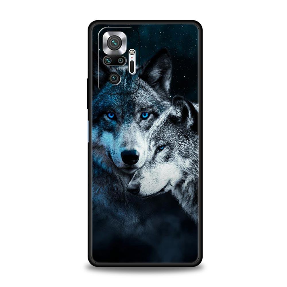 Phone Case For Xiaomi Redmi Note 14 13 12 5G 9S 9 10 11 Pro Plus 4G 9T 14C 13C 12C 10C 9C 9A Soft Cover The Wolf
