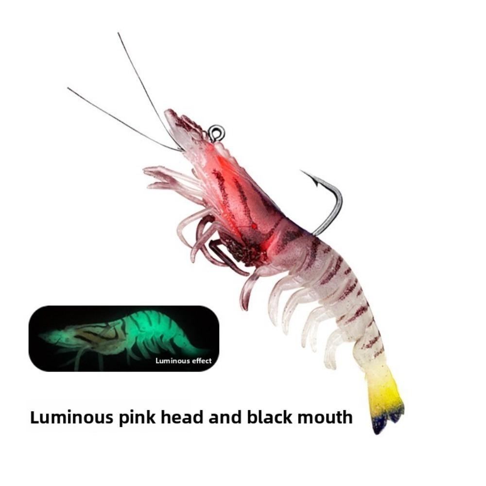 

Одинарный крючок Реалистичная искусственная приманка креветка 7,5 см/7,2 г Рыболовная приманка Крючки Пресноводная рыбалка Color 5