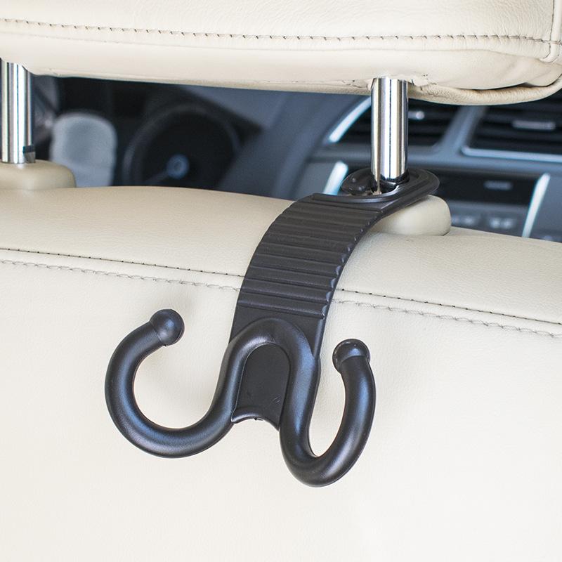 Upgraded 2 in 1 Auto Headrest Hooks Car Seat Hooks Durable Car Purse Holder Hanger Universal Car Hanger for Purses Bags Coat