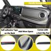 JOT2 Front Passenger Handle Grab Tray Storage Organizer for Jeep Wrangler JL Gladiator JT 4XE Rubicon 2024-2026 Inner Car Accessories