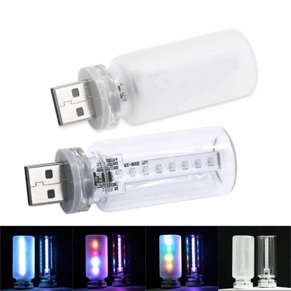 Klar/Mattiertes Glas Auto Atmosphärenlampe Touch-Steuerung LED Glühbirne Schlafzimmerdeko