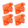 4Pcs Woodworking Box Clamps Squares 90 Degree Right Angle Adjustable Stainless Steel Corner Clamping Tool Orange