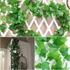 16/24шт пластикові штучні рослини з листя плюща, лози, що висять для домашнього саду, весільні прикраси