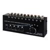 R6FF Seletor de Som Estéreo Switcher 6 Entradas 4 Saídas Divisores de Som Switcher Caixa Seletora de Som Botão Seletor de 6 Canais