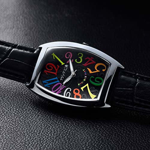 Montre Frank Miura Réédition Modifiée Les Quatre Grandes Marques Japonaises Modèle Zéro Quartz Dames (Arc-en-ciel noir)