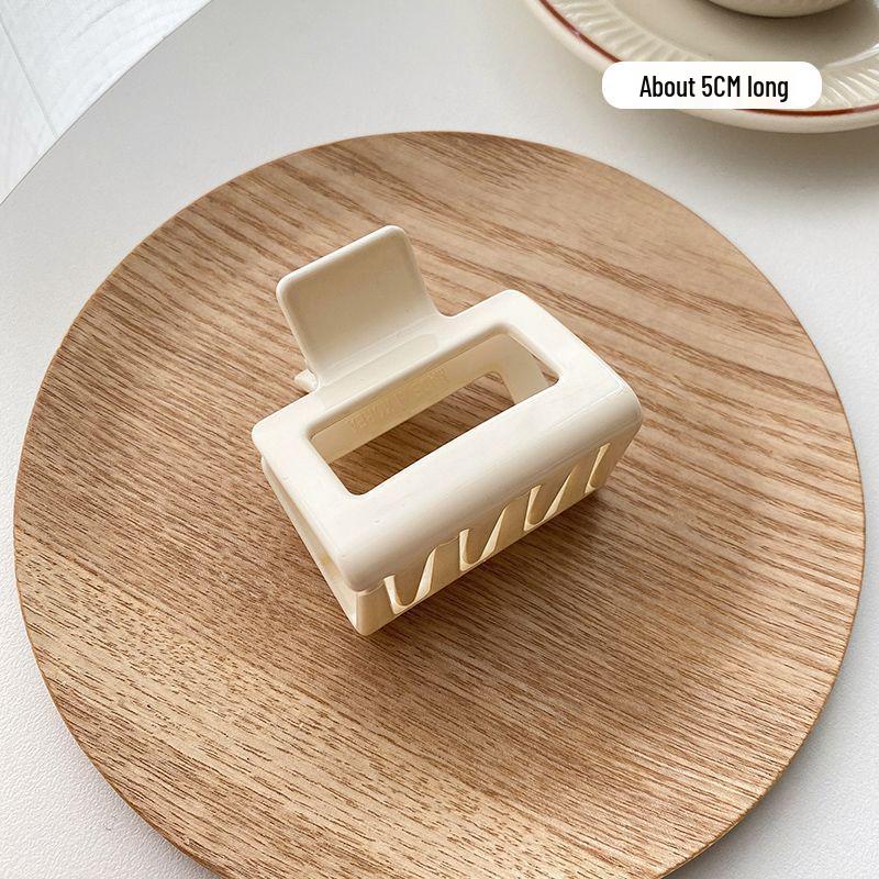 Elegant Large Hair Claw Clip for Thick Hair - High-End Korean Updo Shark Clip