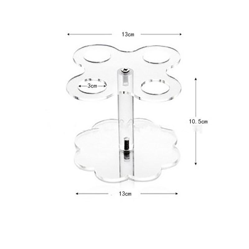 Transparent Acrylic Ice Cream Cone Stand & Display Holder
