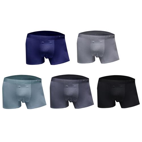 

[TERAWOOD HOMEWEAR] Мужские бесшовные боксеры-брифы Perfect Seurio с магнитной застежкой, 5 шт. [Отправка из Кореи] 100% оригинал 95