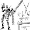 T13 Titan 13 Actiefiguur Set Robot Actiefiguur 3D Geprint Robo 13 Actie Fidget Speelgoed Voor Verzamelaars Bureau Decoraties