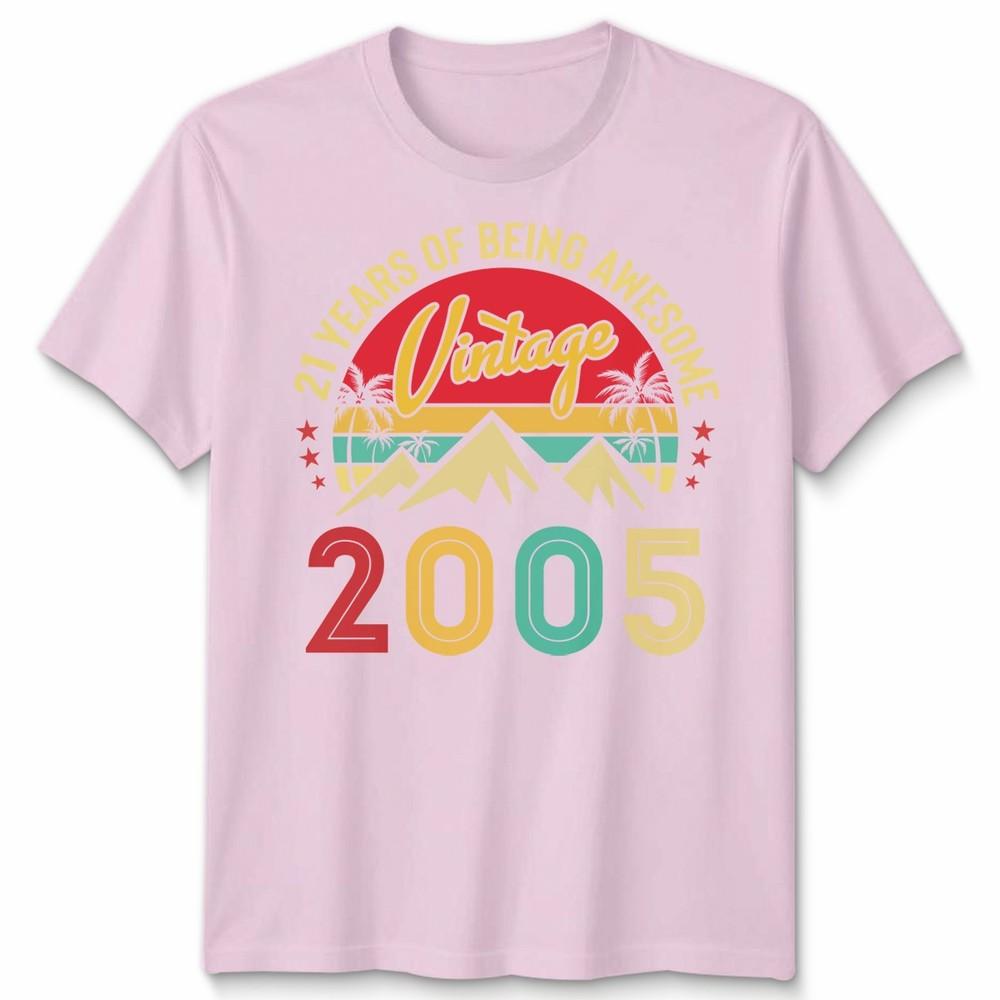 Vintage 2005 21 Years Old Gifts 21St Birthday For Unisex Tshirt