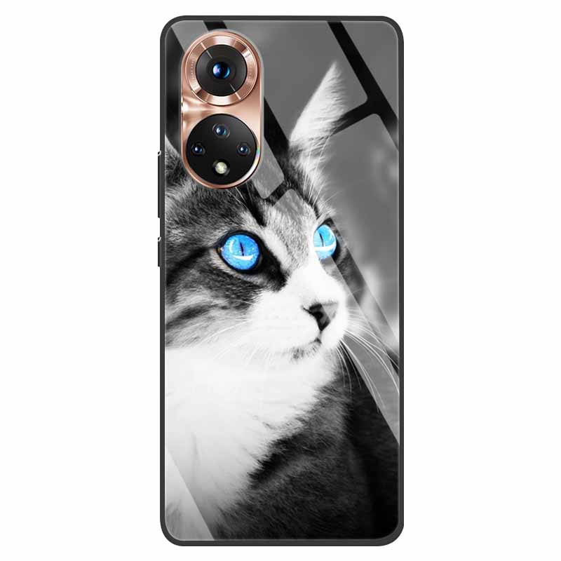 Luxury Case for Huawei Honor 50 Cover Tempered Glass Cover for Huawei Honor 50 Phone Case Honor50 6.57" Coque Bag Fashion Bumper