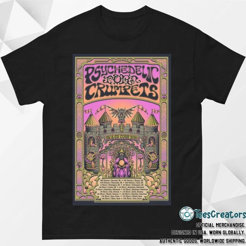 Psychedelic porn crumpets uk and europe tour 2026 T-shirt L43 S