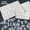 Різні технічні характеристики Літера/цифра Силіконова форма для помадки Форма для шоколадної помадки Епоксидна смола Аксесуари для рукоділля