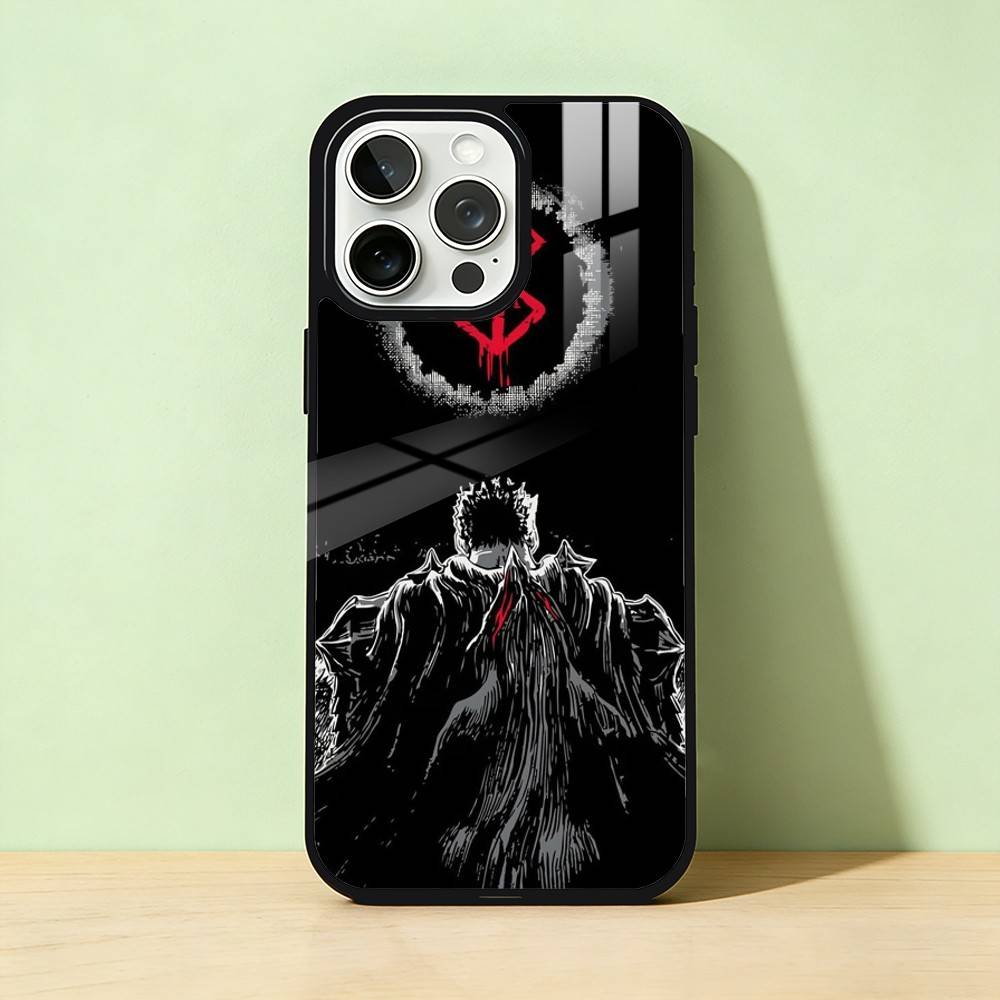 

AAA Аниме Берсерк Гатс Чехол для телефона Цвет Серебряный Корпус Для IPhone 17 16 15 14 13 12 11 Pro Max Plus iPhone11PROMAX
