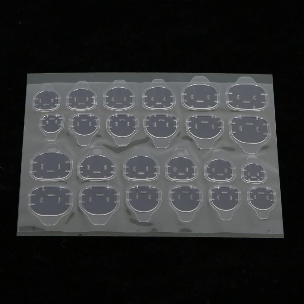 50pcs Waterproof Fake Nail Adhesive Tabs  Daily Nail Art Quick Application