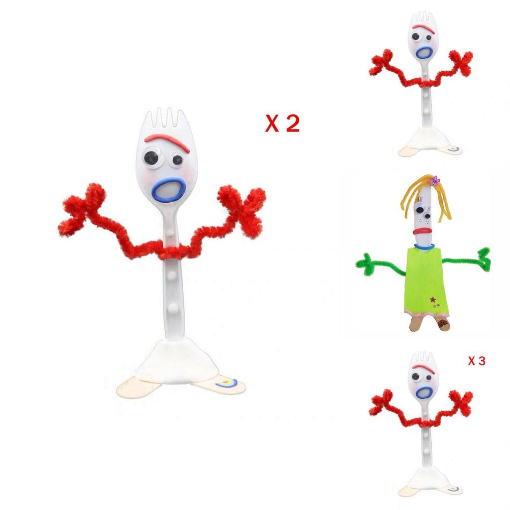 Toy Story 4 Criatividade Faça Seu Próprio Forky E Faca Kit Diy Para Diversão Sem Fim
