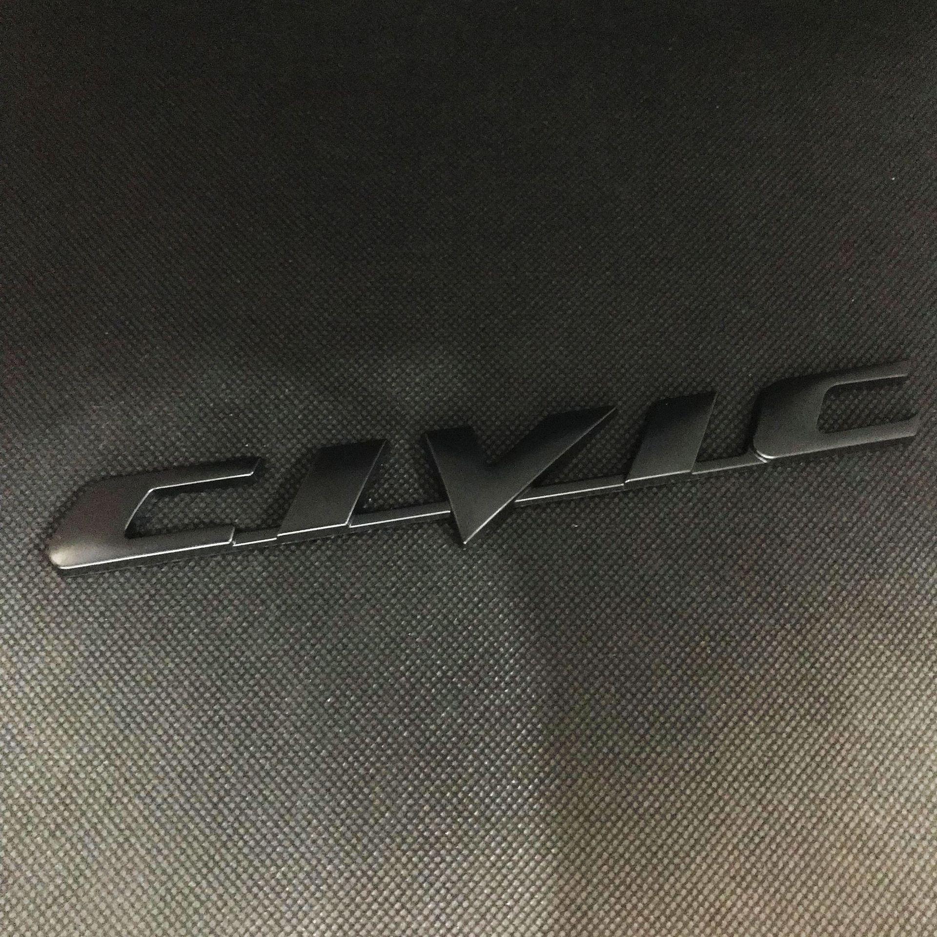 

3D Metal Letter Emblem Badge Decal Car Styling For Honda Civic Logo Rear Tail Trunk Stickers Decals Car Modification Accessories