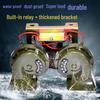 Universal Waterproof Super Loud Snail Horn for Cars, Motorcycles, and Trucks (12V/24V)