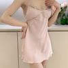 Pure Desire Suspender Nightdress Female Lace Sexy Sexy Pajamas Hot Private Room Temptation Split Fork Short Female Hair