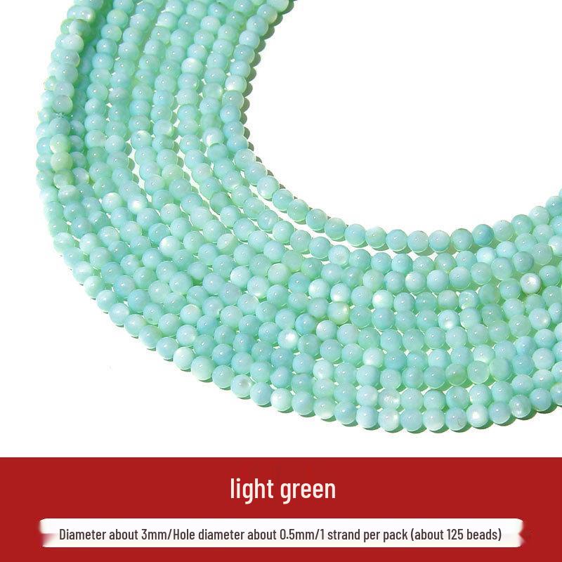 

Браслет из пресноводных ракушек пастельных цветов, круглые бусины, сделай сам, ожерелье, ювелирные аксессуары