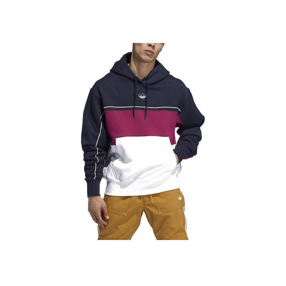 Adidas Originals Trefoil Rivalry Hoodie With Drawstring Men Hoodie Multicolor ED5467