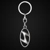 1 stk 3D Metall Bilmerke Nøkkelring Sinklegering Nøkkelringer Biltilbehør For Hyundai Accent AMICA Aslan Azera DYNASTY Elantra Equus Galloper