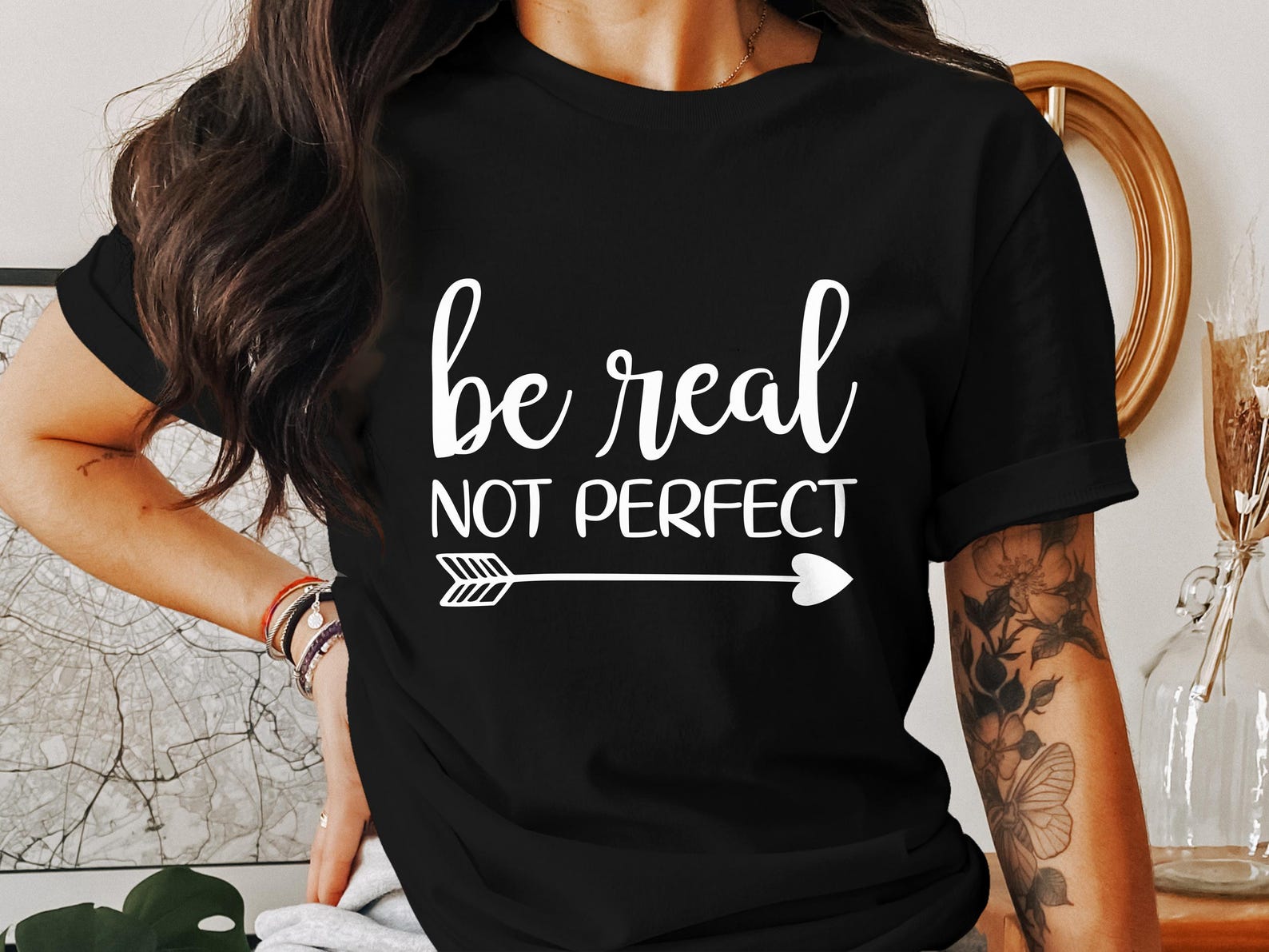 Be Real Not Perfect T-Shirts, Inspirational Christian Shirts, Faith Based Apparel, God Jesus T-Shirts, Christian Gift Ideas 2XL