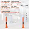 Hydraulic Long Ram Jack, 4 Ton Engine Hoist Cylinder with Single Piston Pump And Flat Base, Hydraulic Ram Cylinder for Engine Lift Hoists, Hydraulic