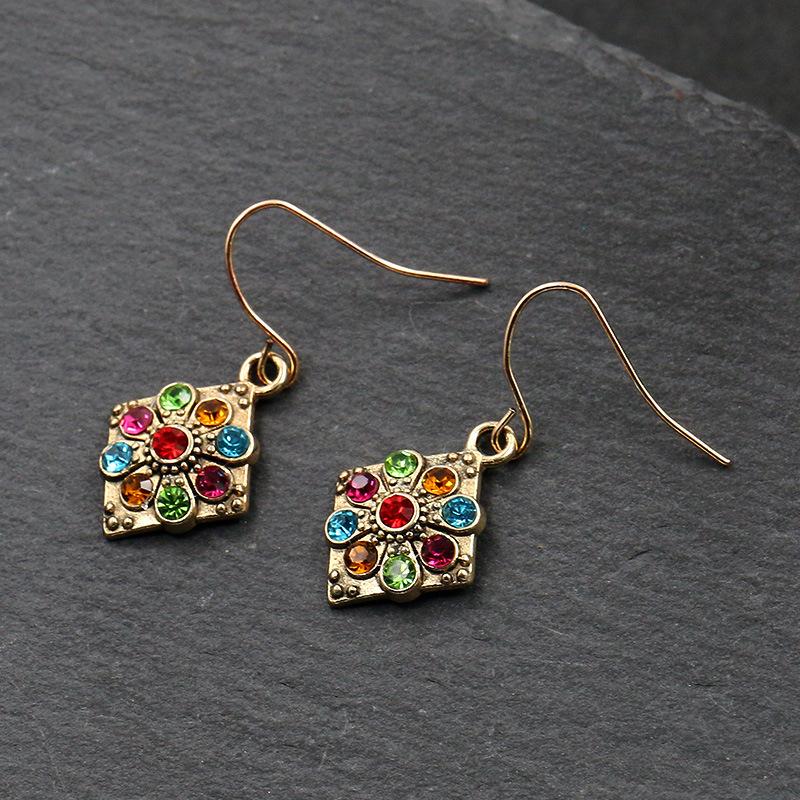 Water Droplets, Water Droplet Shaped earrings,Bohemian Style Retro Earrings, Geometric Earrings, Accessories