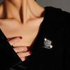 Bo Xin Yun Elegant Bird Brooch with Freshwater Pearl – High-end Animal Accessory Pin