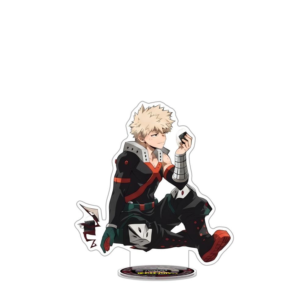 My Hero Academia Porte-clés Support Acrylique Nouveau Izuku Bakugo Todoroki Ochako Aizawa Mina Personnage Mignon Merch Figurine (3) 10-15cm