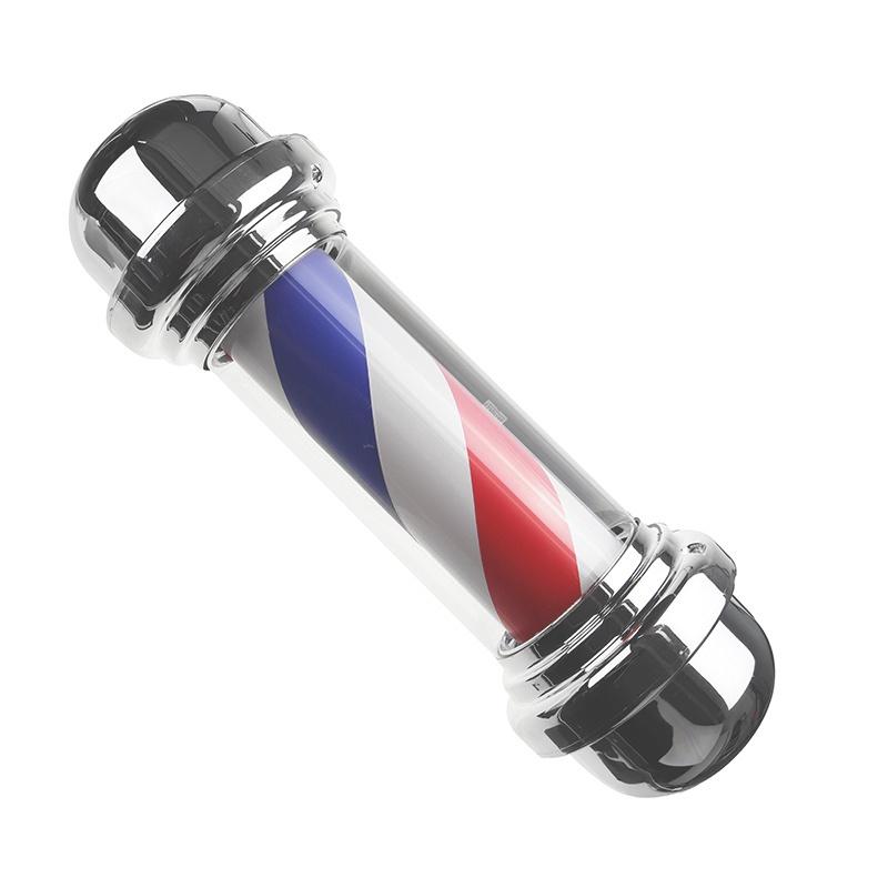 110V/220V Barber Shop Pole Lighting Stripe Rotating Light Stripes Sign Hair Wall Hanging LED Downlights