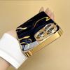 Deep Blue Gold High-end Phone Case Electroplated Glass TPU PhoneCase for iPhone 17 16 15 14 13 12 11pm Pro Plus Dropresistant