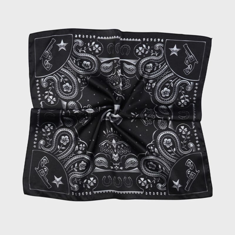 Eireve GRAPHIC BANDANA_BLACK
