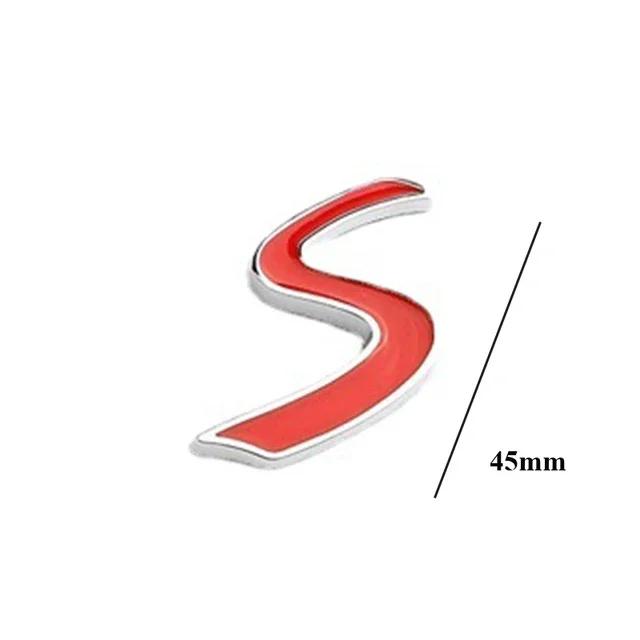 3D Logo Cooper S Emblem Letters Nameplate Car Rear Trunk Coopers Badge Sticker R53 R52 R56 F57 F55 F56 Jcw Accessories