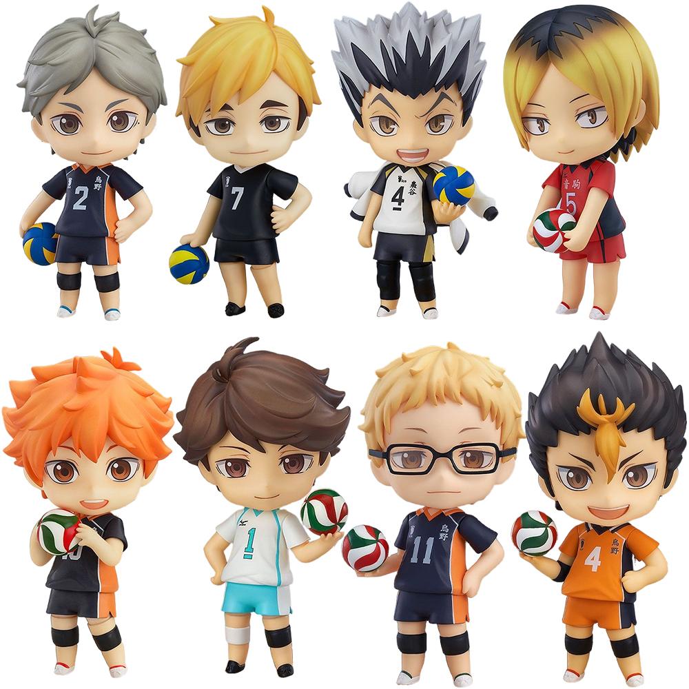Figurină Haikyuu Anime Nishinoya Yuu Hinata Shouyou 10CM Costum Model Animație Jucării Cadouri Colecție Ornamente Decorațiuni PVC