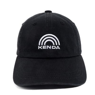 KENDA VINYLS LOGO BASEBALLCAP - SCHWARZ / BABC01-16s