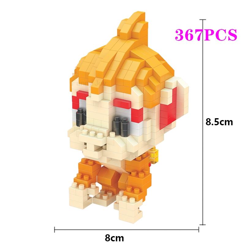 Funny Pokemon Building Blocks Assembly Anime Picachu Charizard Doll Blastoise Bulbasaur Gengar Pokémon Bricks Toy for Kid Gift