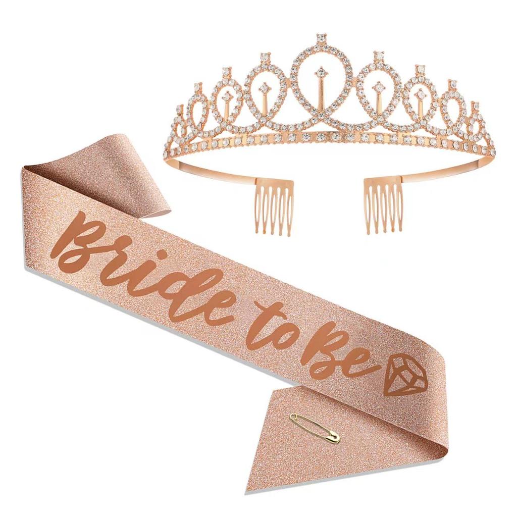 European and American Birthday Crown Headband Hairpin - "Happy Birthday"