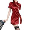 Sex underwear sexy retro civilian uniform passion side slit hot short free cheongsam