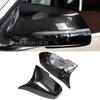 Carbon Fiber Look Black Car Kryt zpětného zrcátka pro BMW řady 5 6 7 F10 F11 F18 F07 F12 F13 F06 F01 F02 LCI