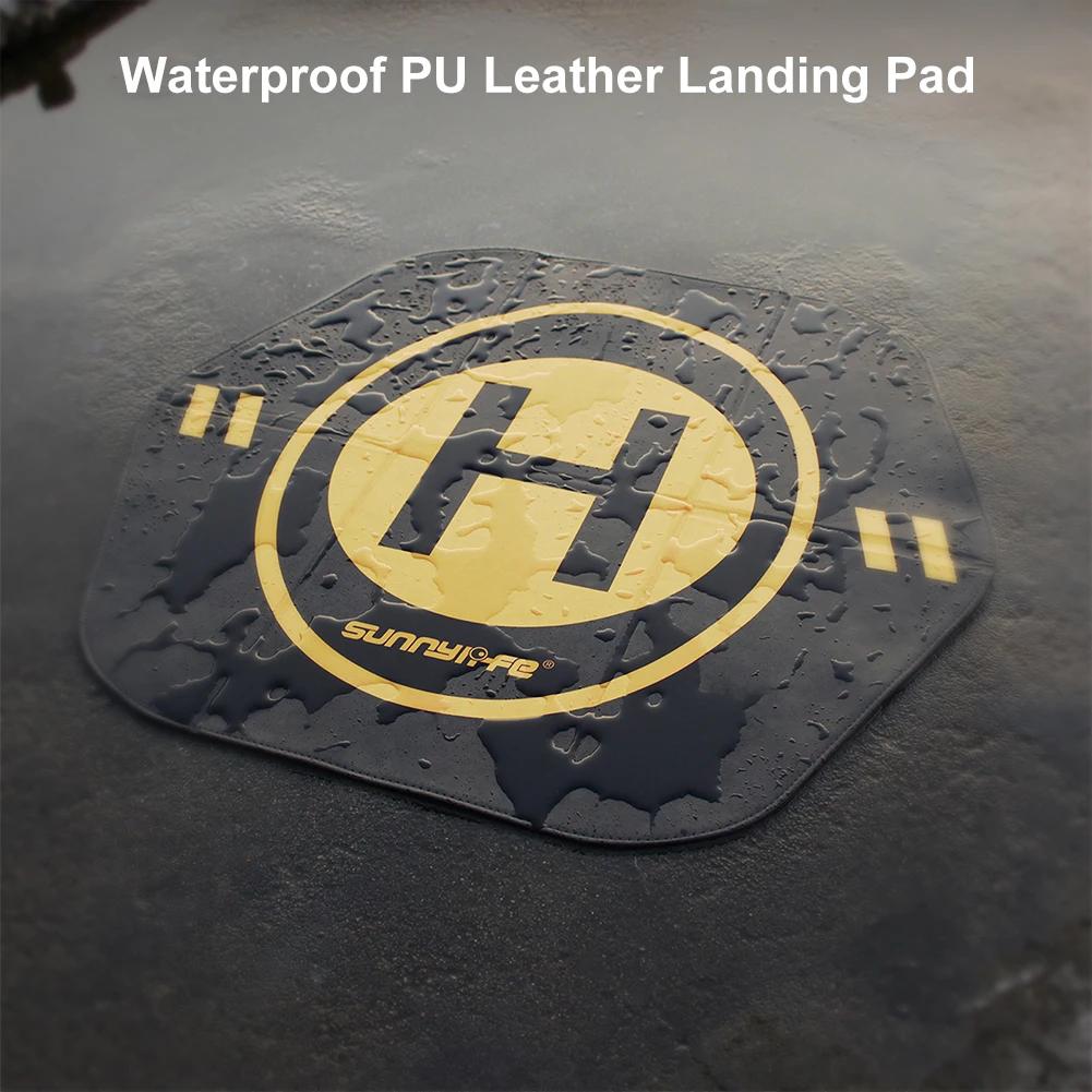 Foldable Landing Pads 35CM For DJI NEO/ AVATA 2/1/MINI Series Double Sided Drone Parking Mat Leather Aircraft Mat Accessories