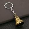 Keychain Pendant Traditional Pattern Retro Bell Design Crisp Ringing Sound Key Holder with Metal Key Ring Backpacks Suitcases Accessory