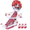 Santa Claus Automatic Stair Climbing Electric Track Slide Toy Early Education Remote Control Gift Red